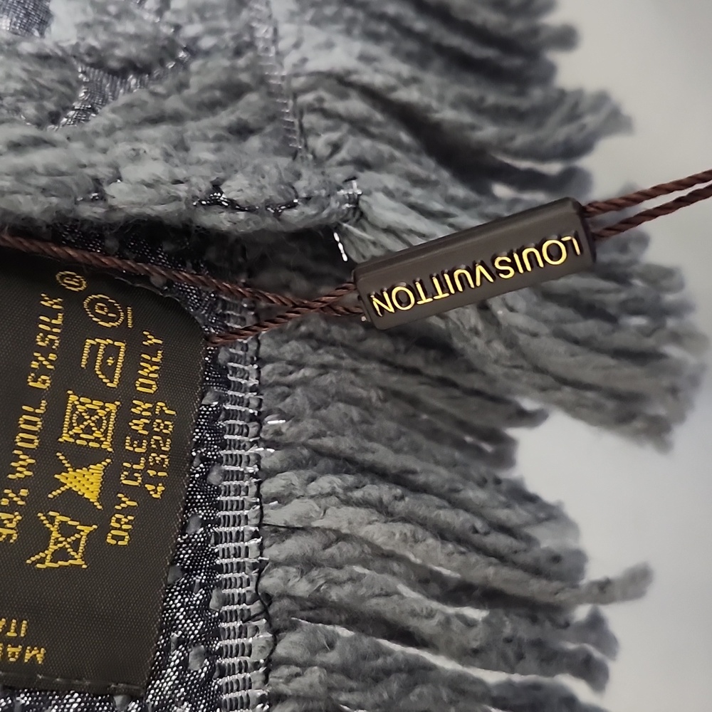 Monogram Wool Stole - Picture 10 of 12